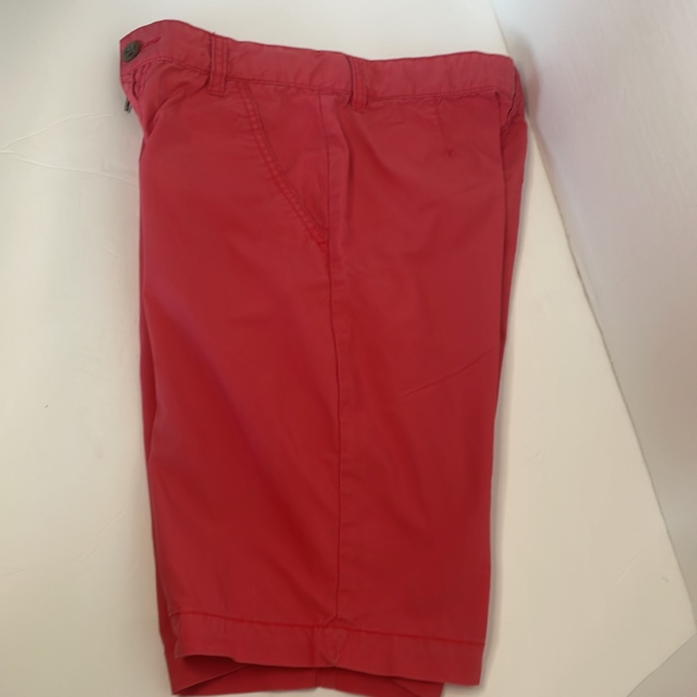 Old Navy youth size 12 flat front red/orange shorts - Picture 6 of 7